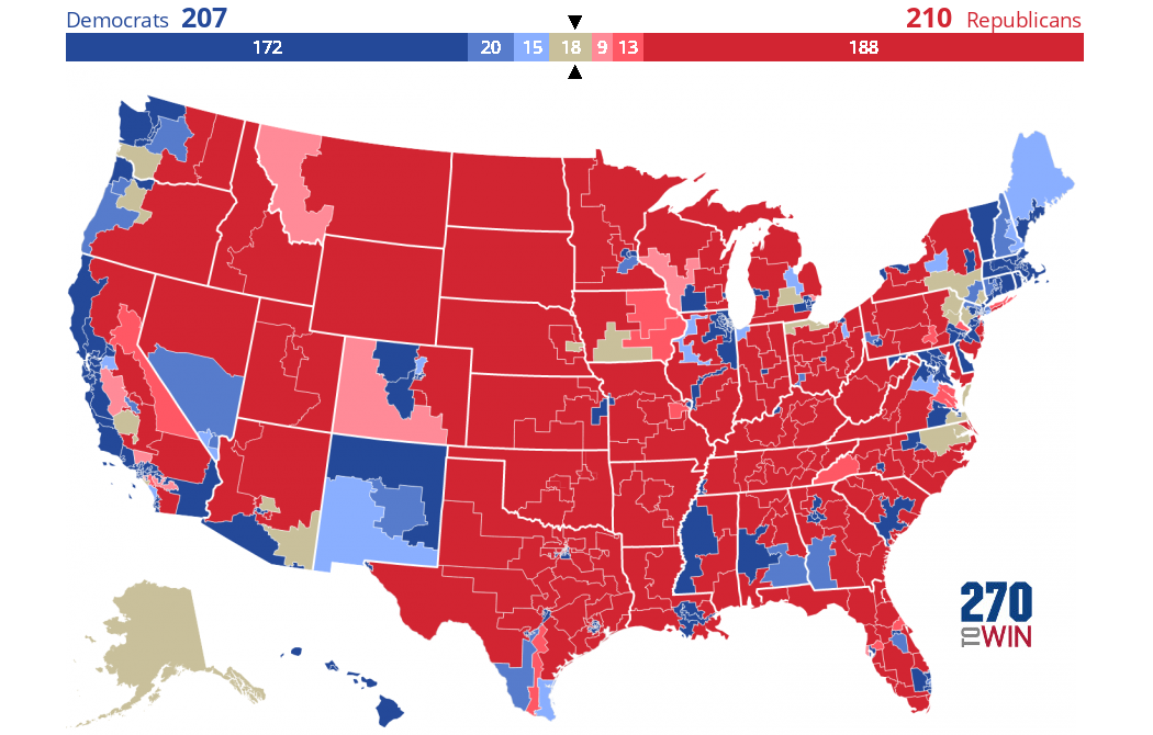 Elections Daily 2024 House Ratings