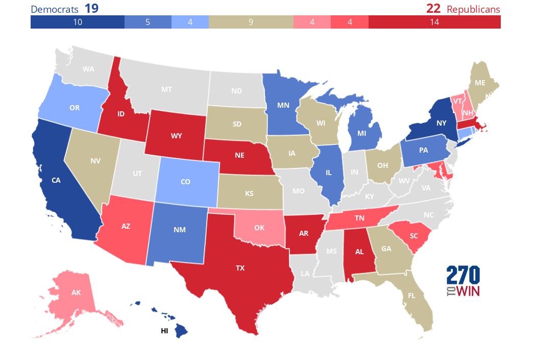 Politico Predicts: Gubernatorial Ratings