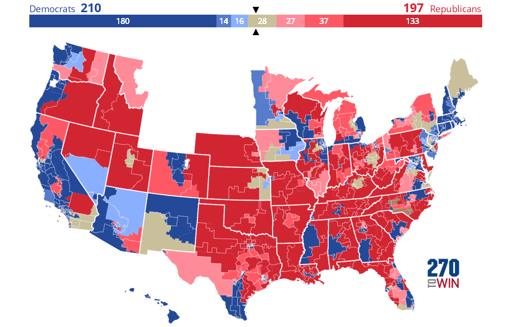 2018 North Carolina House Election Map