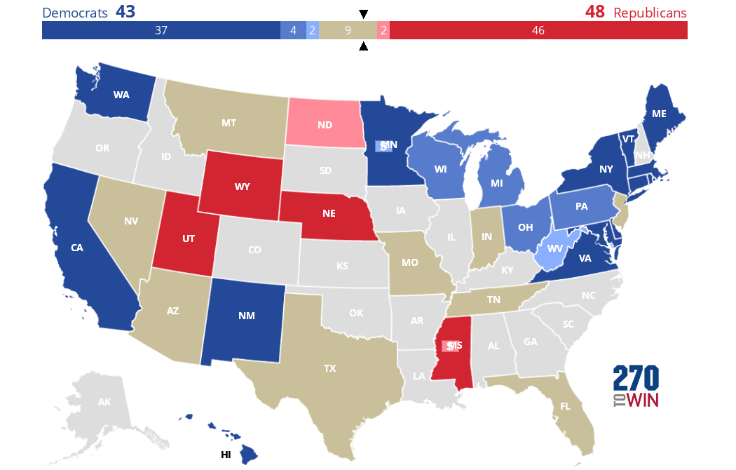 Cook Political Report 2018 Senate Ratings