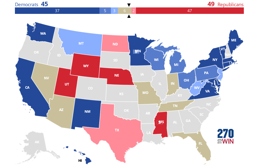 CNN Key Races: 2018 Senate Ratings