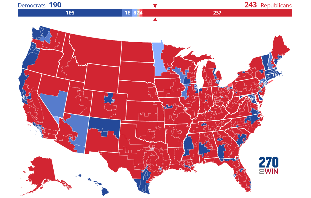 2020 House Election Interactive Map 270toWin