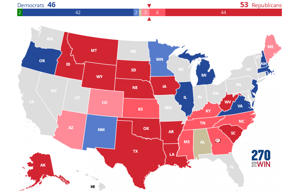 Cook Political Report 2020 Senate Race Ratings