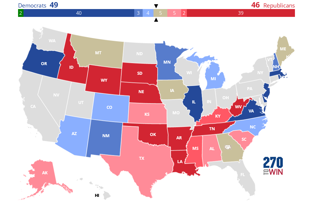2020 Senate Election Live Results 270toWin