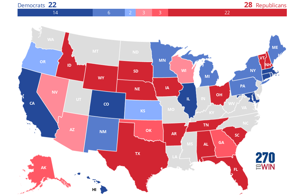 Split Ticket 2022 Governor Ratings