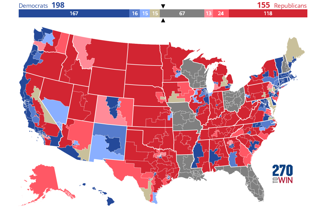2022 House Election Interactive Map 270toWin
