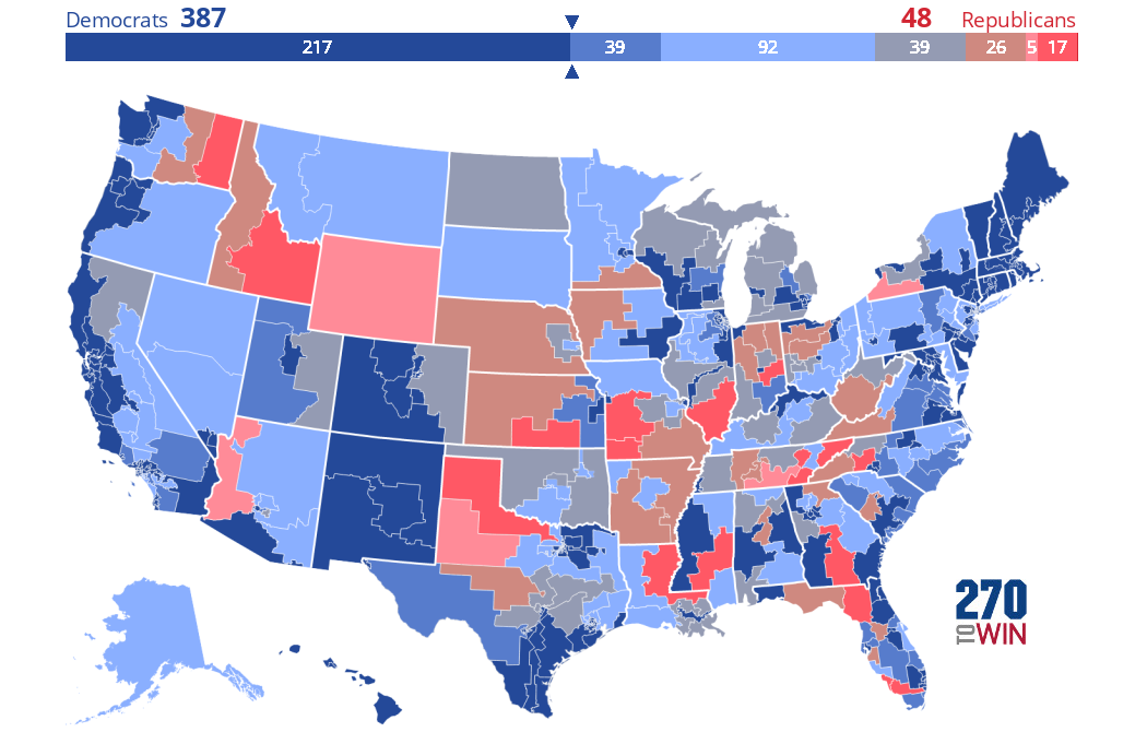 2022 House Election Interactive Map 270toWin