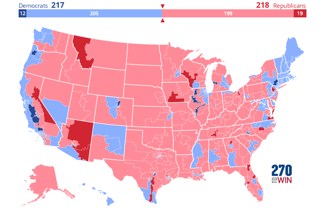 2022 House Election Interactive Map 270toWin