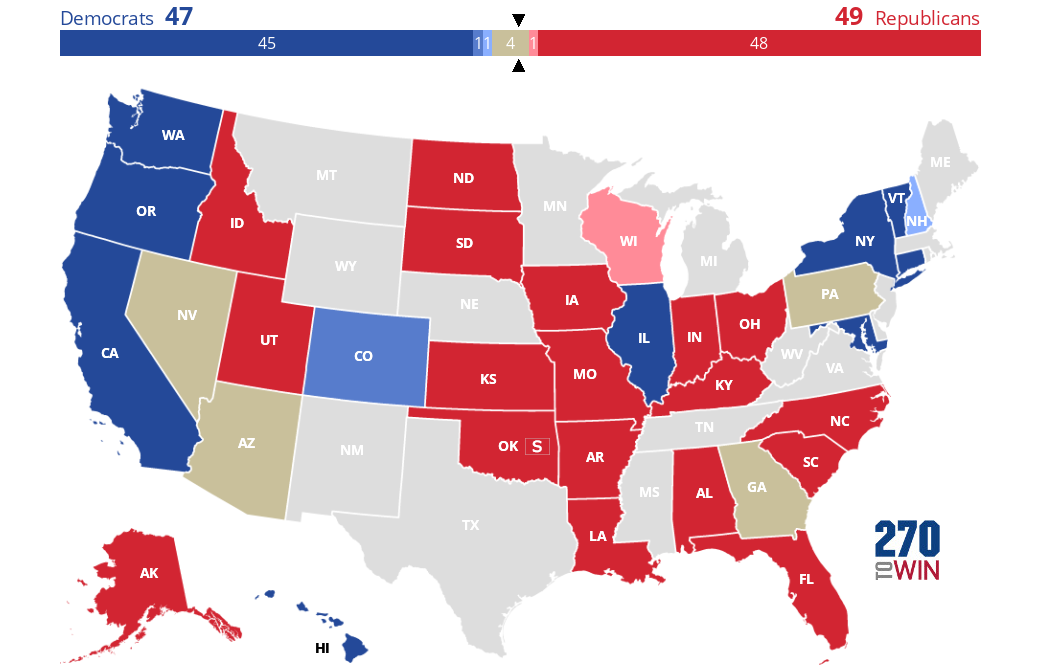 2022 Senate Election Forecast Maps 270toWin