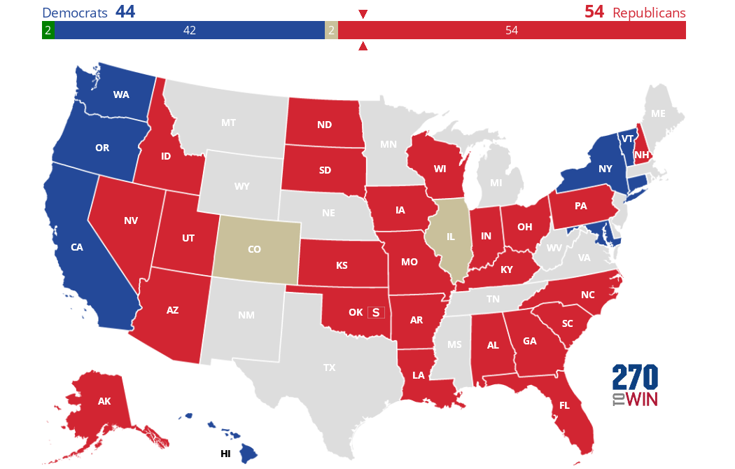 2022 Senate Map