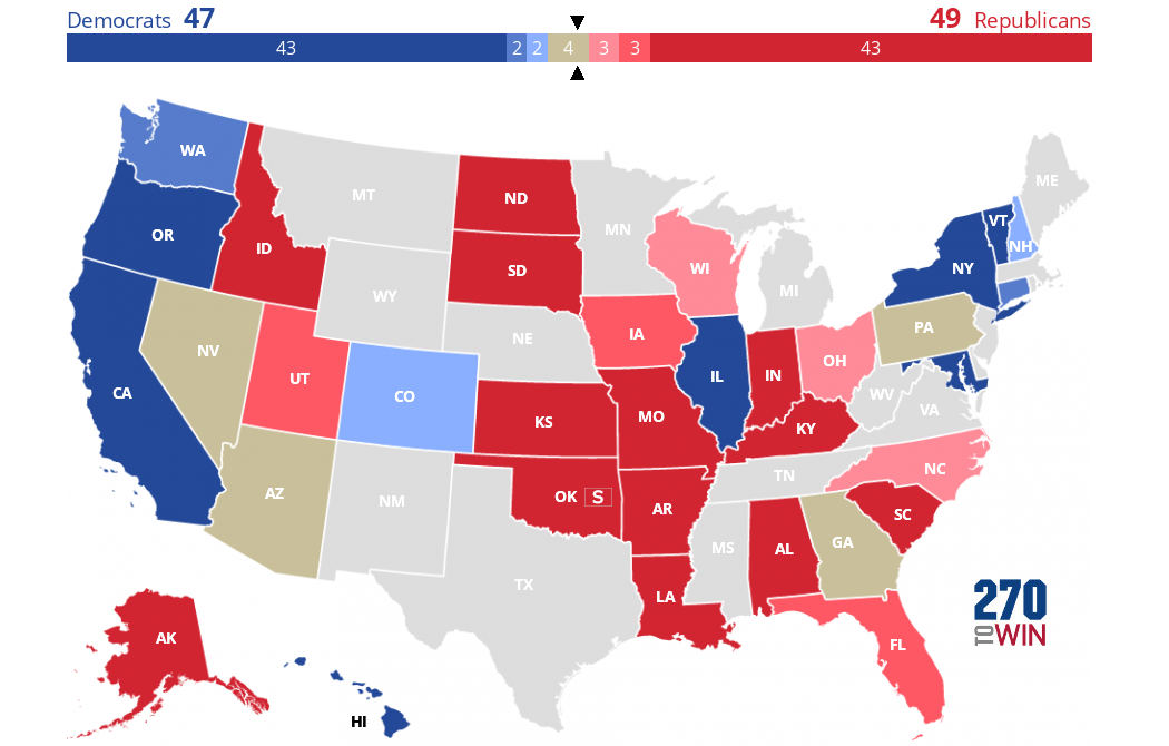 2022 Senate Election Live Results 270toWin