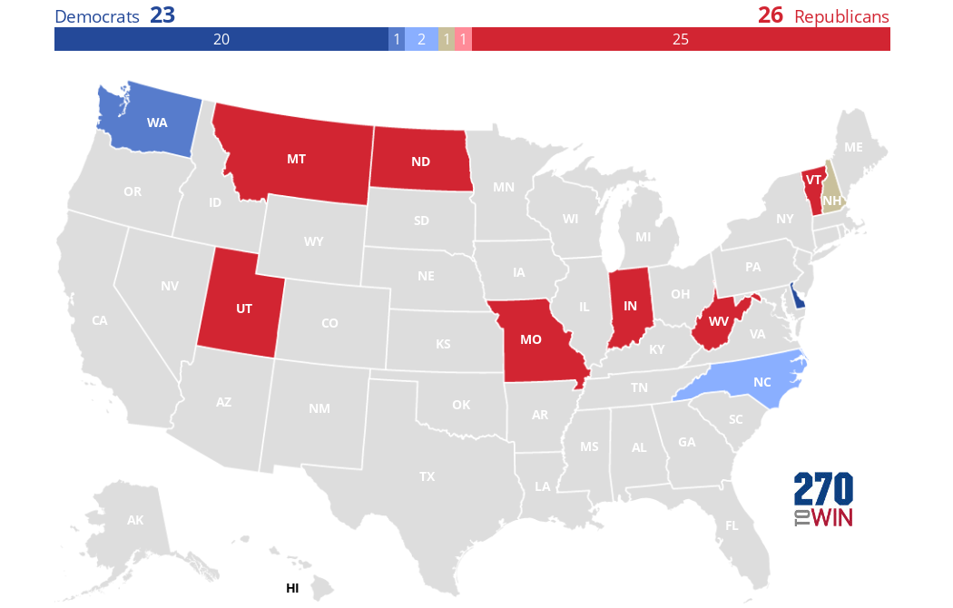 Cook Political Report 2024 Governor Ratings