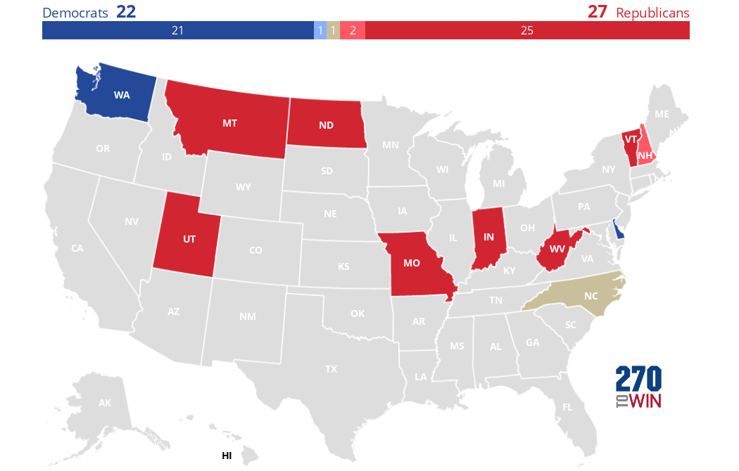 U.S. News 202324 Governor Race Ratings 270toWin