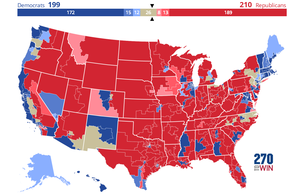 2024 House Election Interactive Map 270toWin