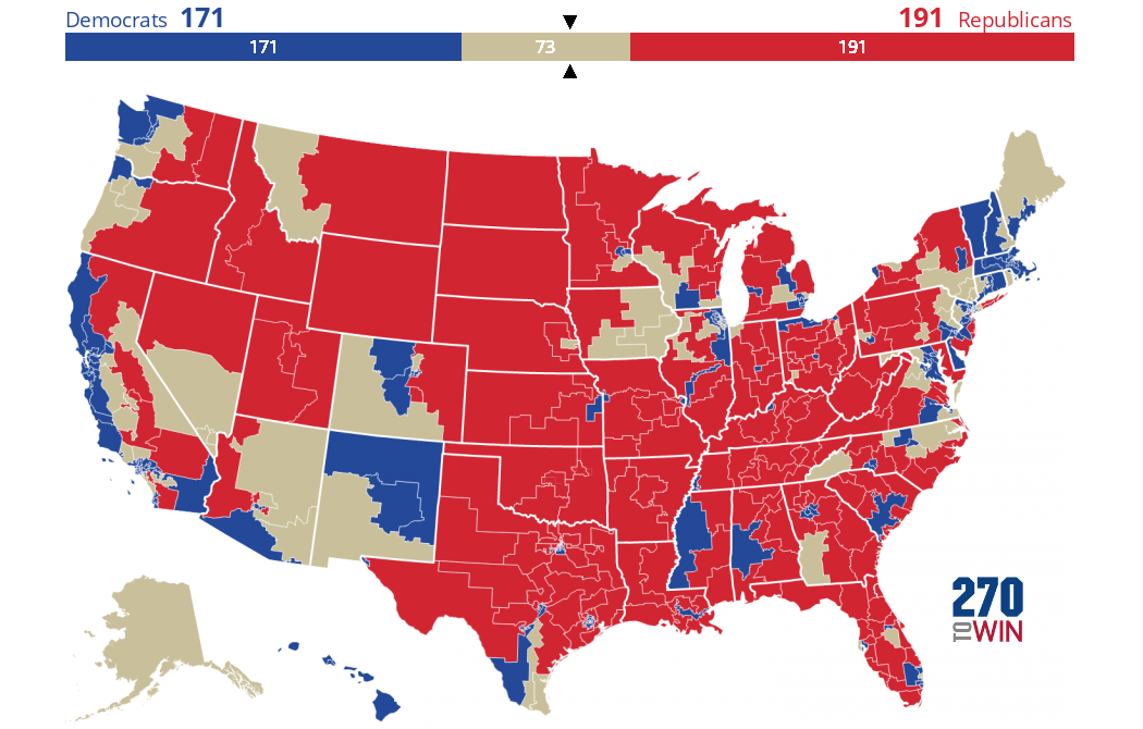 2024 House Election Interactive Map 270toWin