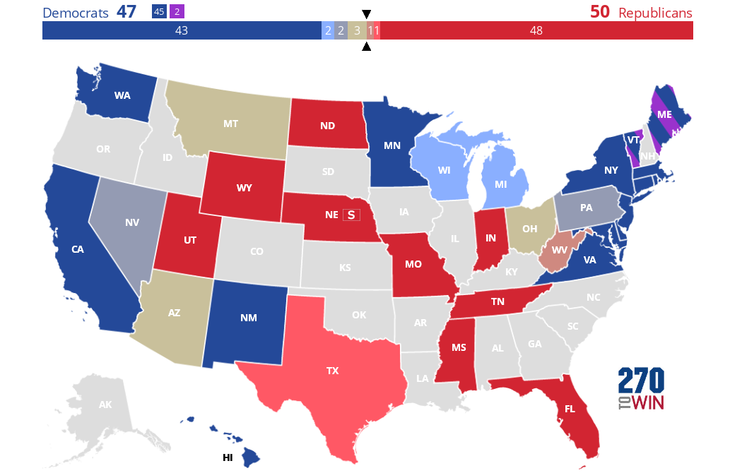 2024 Senate Election Forecast Maps 270toWin