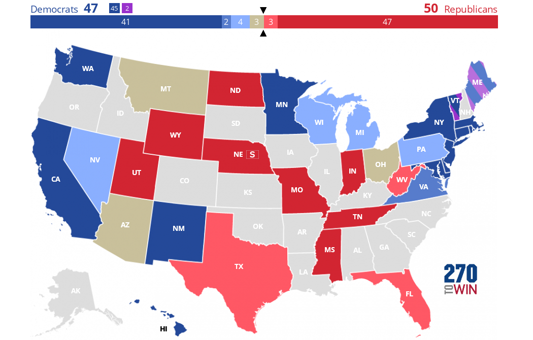 2024 Senate Election Forecast Maps 270toWin