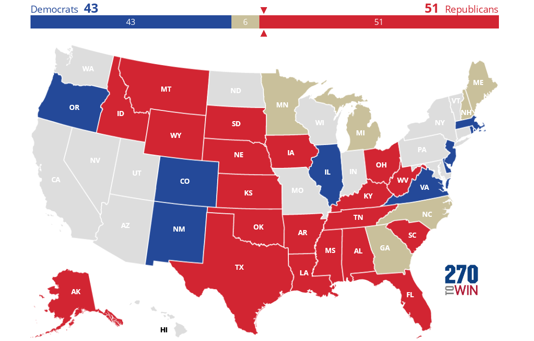 Inside Elections 2026 Senate Ratings