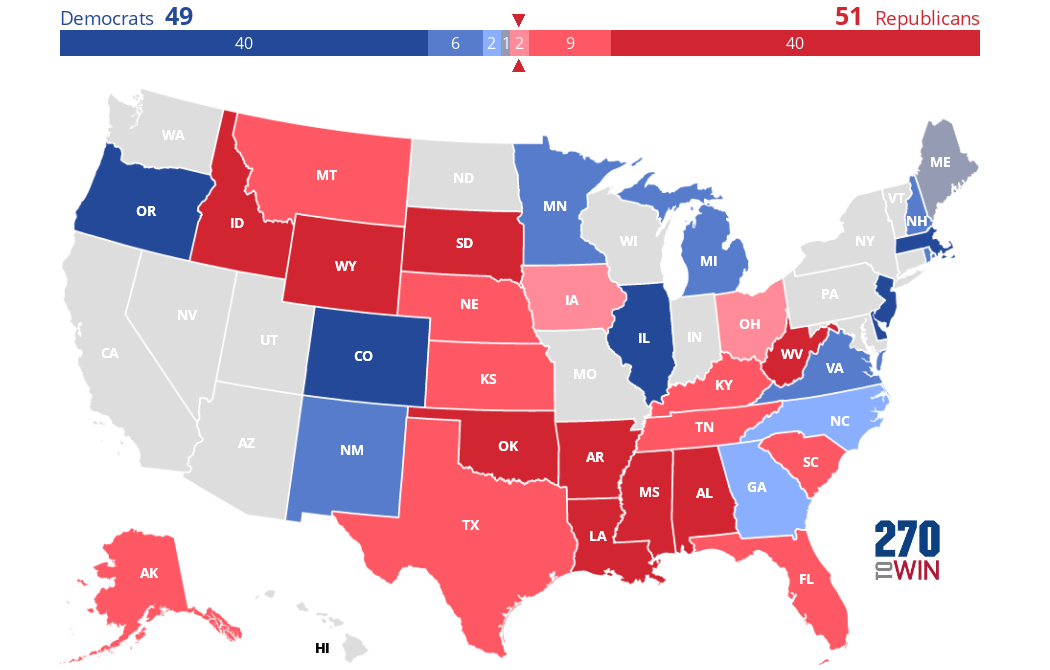 Kalshi 2026 Senate Prediction Market Prices