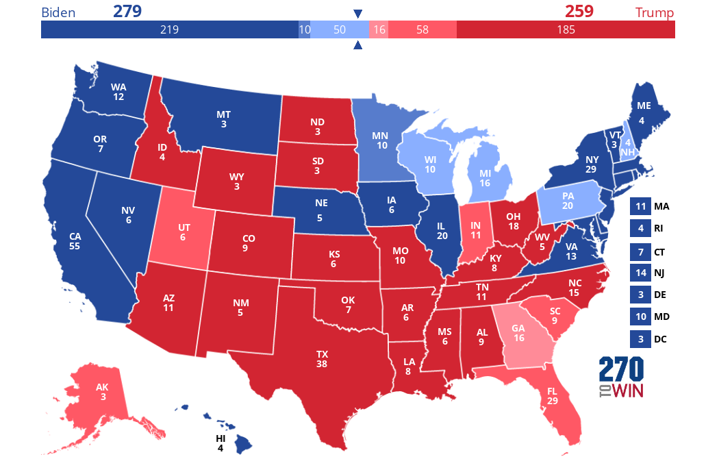 2024 Presidential Election Interactive Map