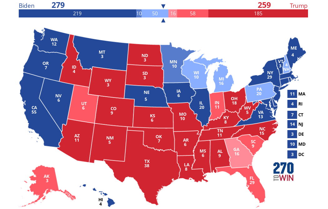 There are fifty states in the country, and virtually all of them have a resident governor. 2024 Presidential Election Interactive Map