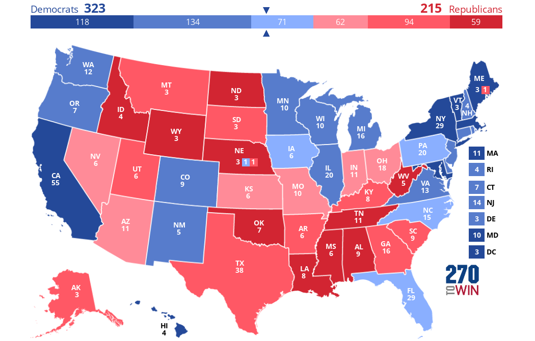 2024 Presidential Election Interactive Map