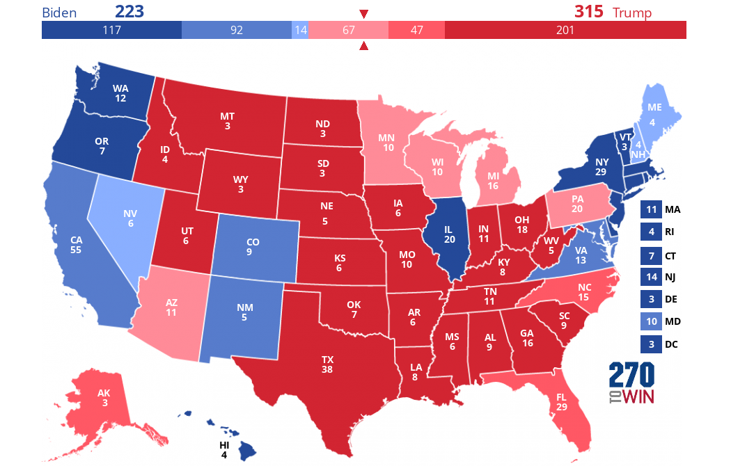 2024 United States Presidential Election Map - Denice Mirabella