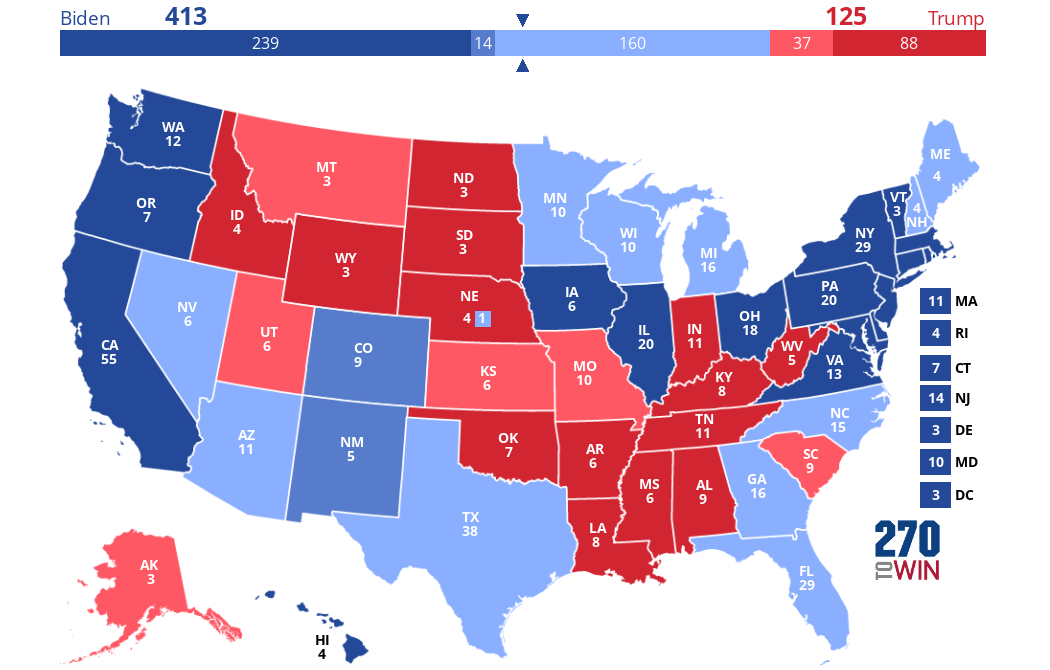 2024 Presidential Election Interactive Map