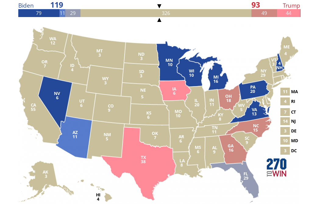 2024 Presidential Election Interactive Map