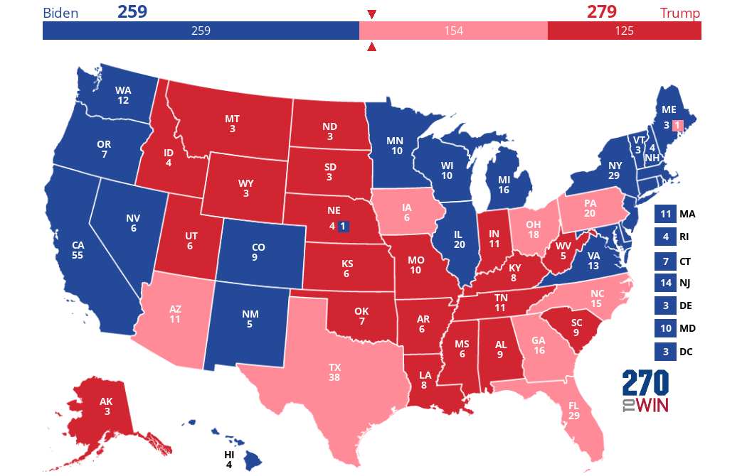 2024 Presidential Election Interactive Map