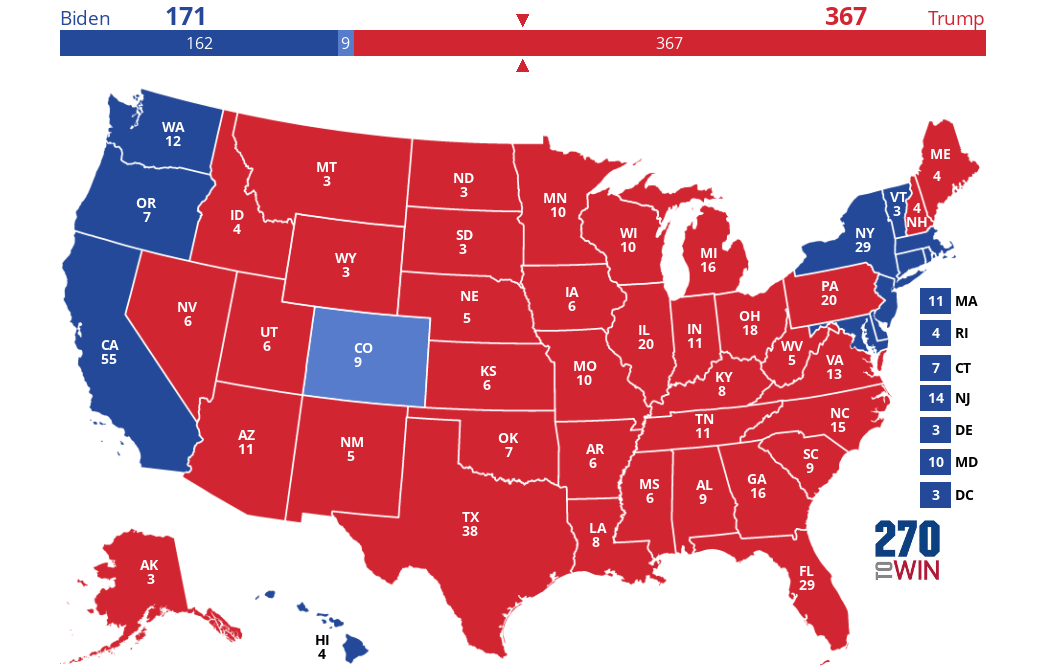 2024 Presidential Election Interactive Map