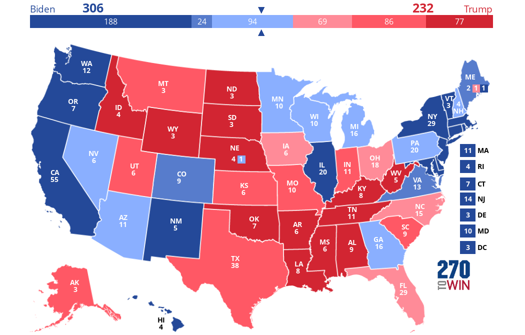 2024 Presidential Election Interactive Map