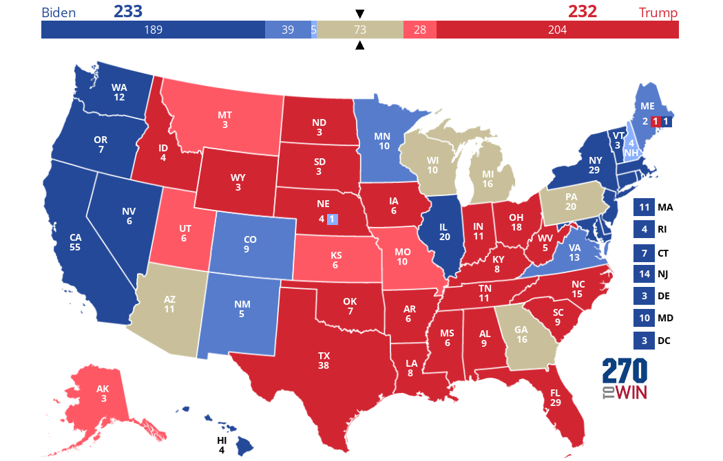 2024 Presidential Election Interactive Map