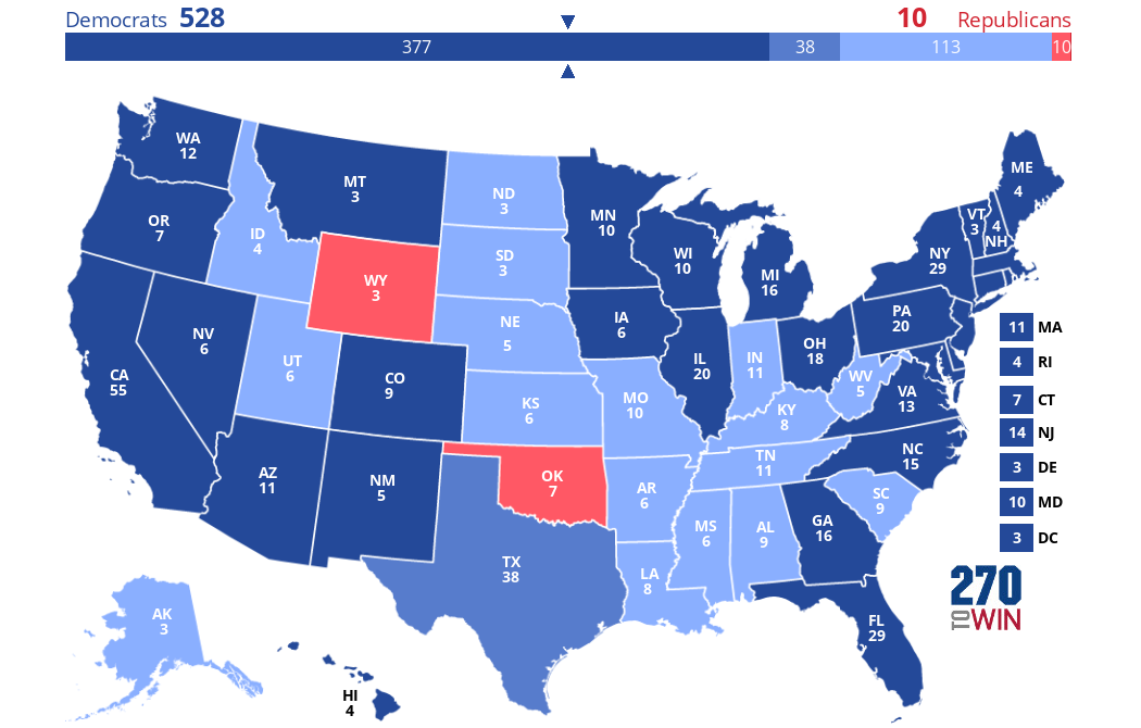 2024 Presidential Election Interactive Map