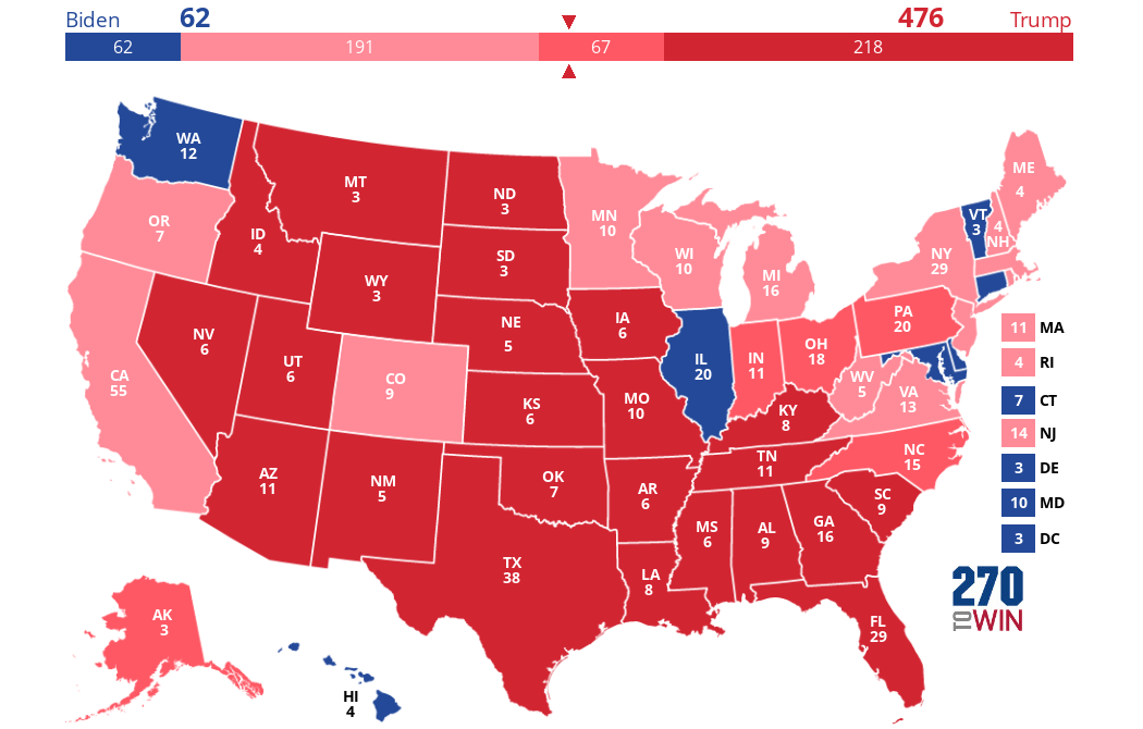 2024 Presidential Election Interactive Map