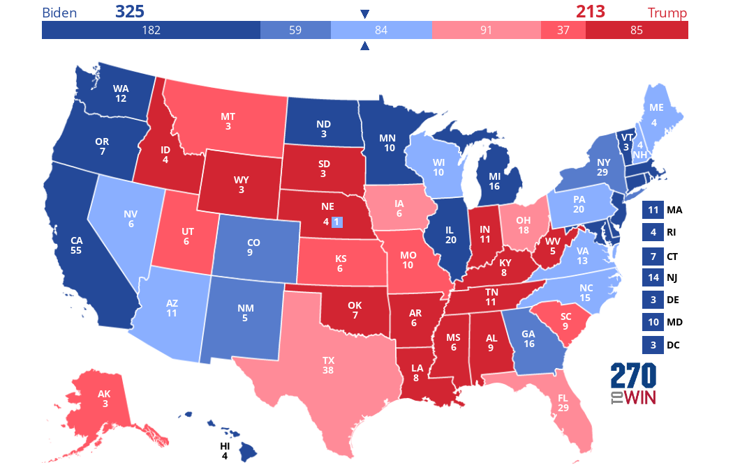 2024 Presidential Election Interactive Map