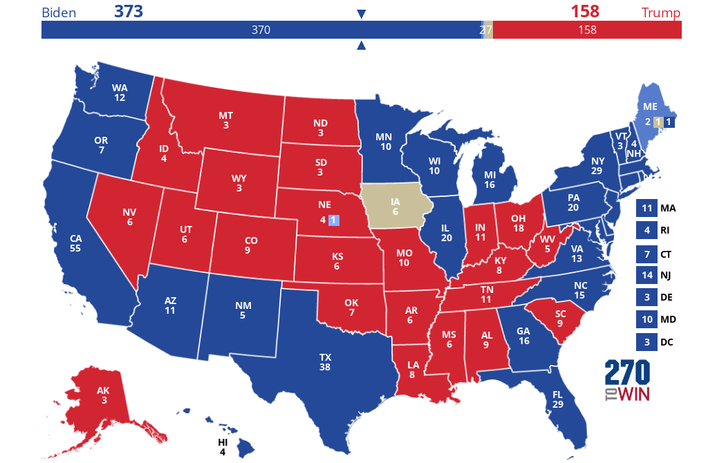 2024 Presidential Election Interactive Map