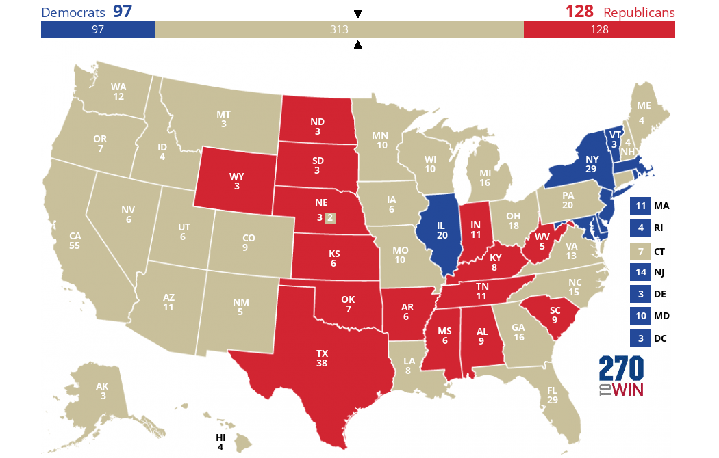 2024 Presidential Election Interactive Map