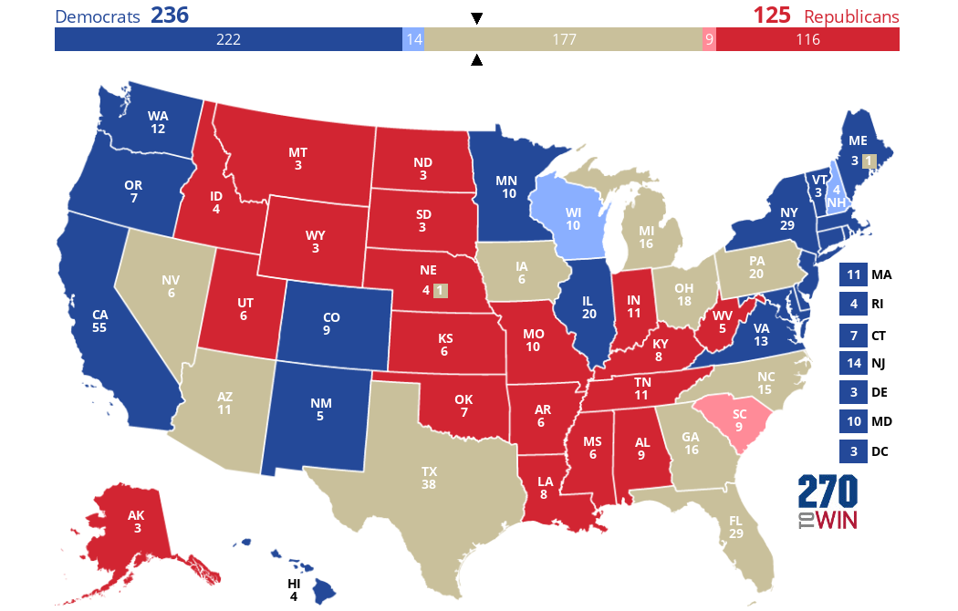 2024 Presidential Election Interactive Map