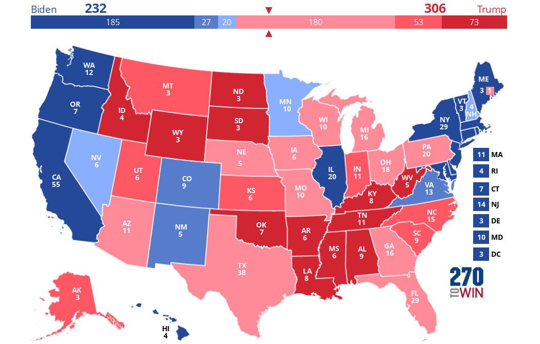 2024 Presidential Election Interactive Map