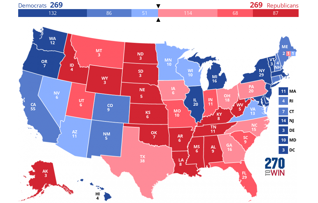 2024 Presidential Election Interactive Map