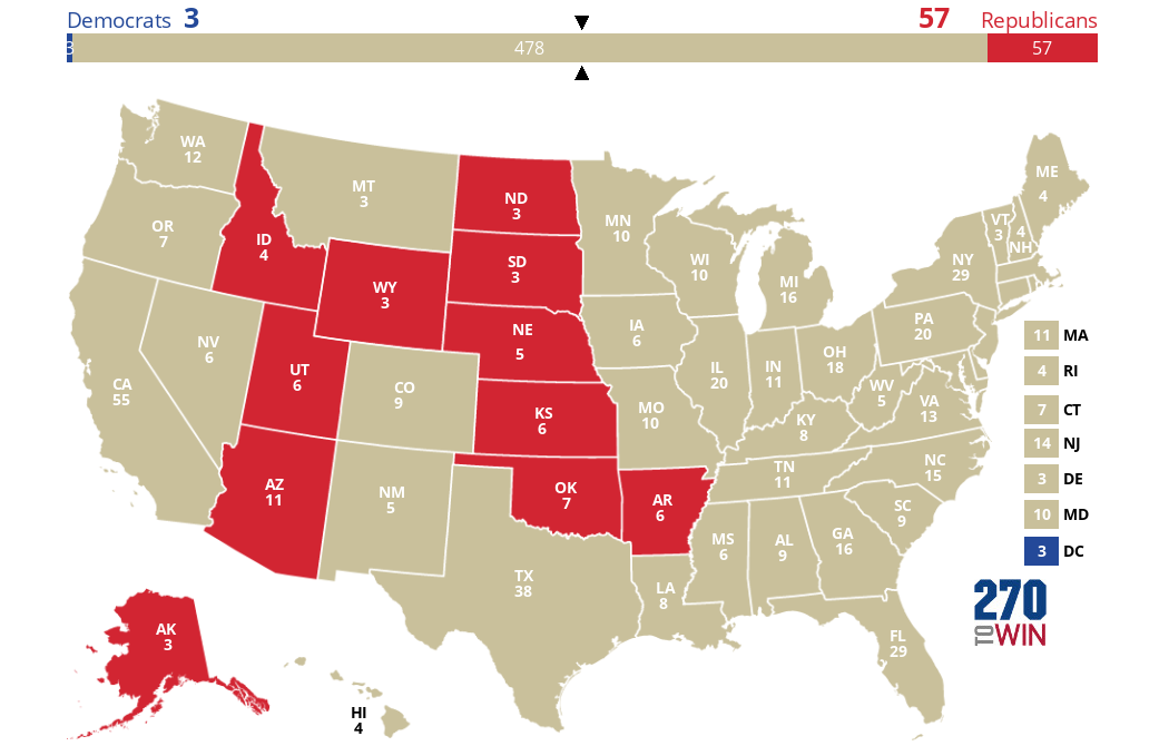 2024 Presidential Election Interactive Map
