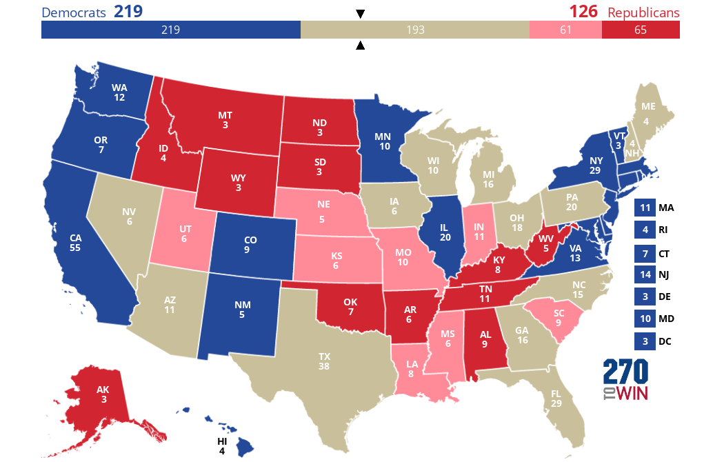 2025 Presidential Election Interactive Map