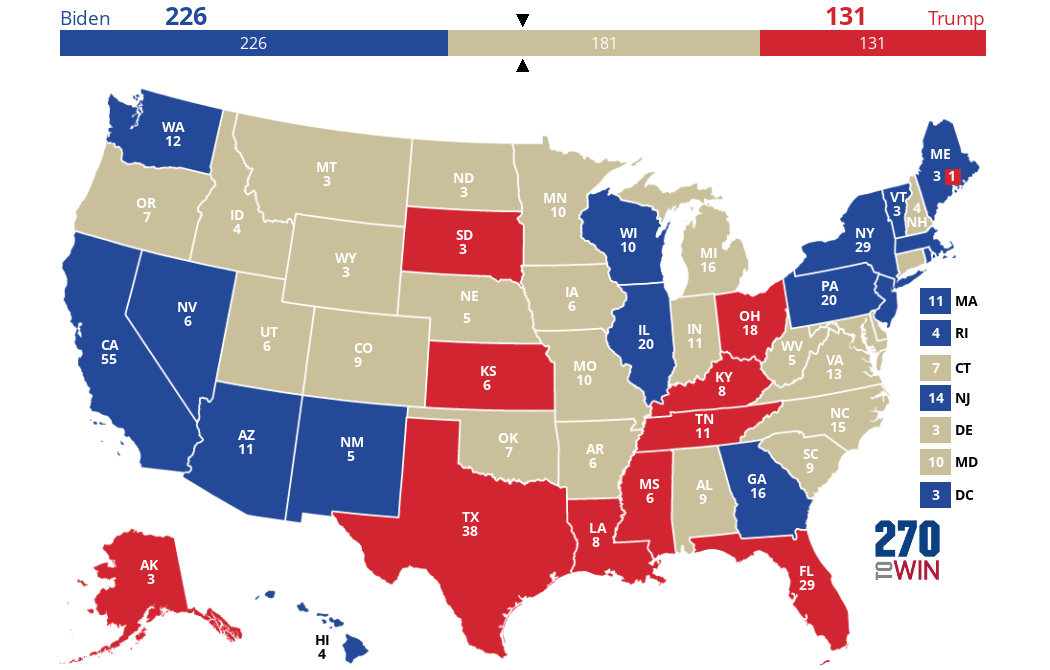 2024 Presidential Election Interactive Map