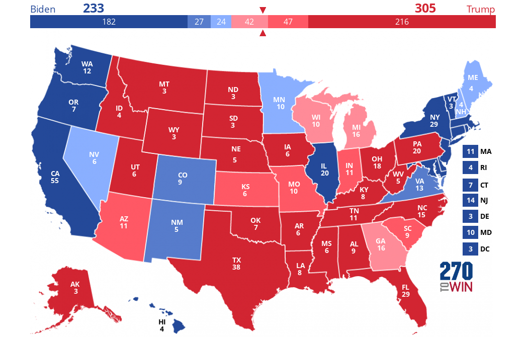 2024 Presidential Election Interactive Map