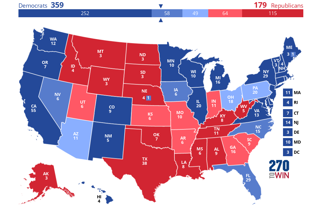 2024 Presidential Election Interactive Map