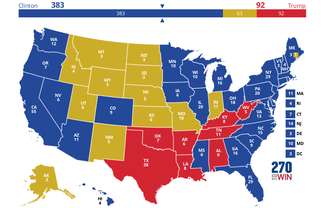 2024 Presidential Election Interactive Map