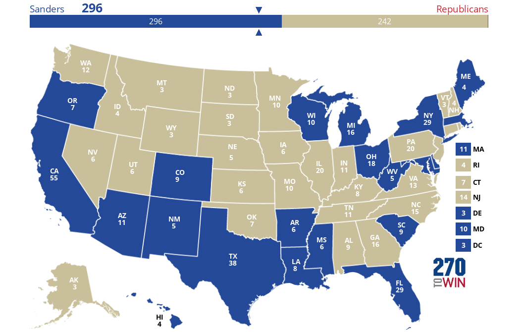 2024 Presidential Election Interactive Map