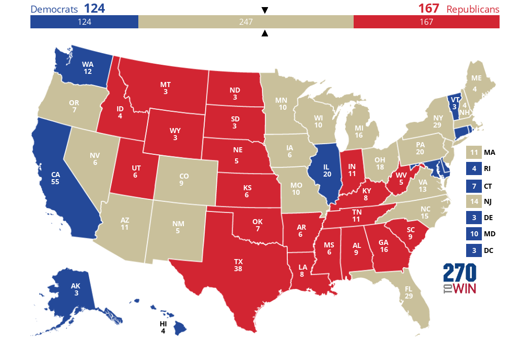 2024 Presidential Election Interactive Map