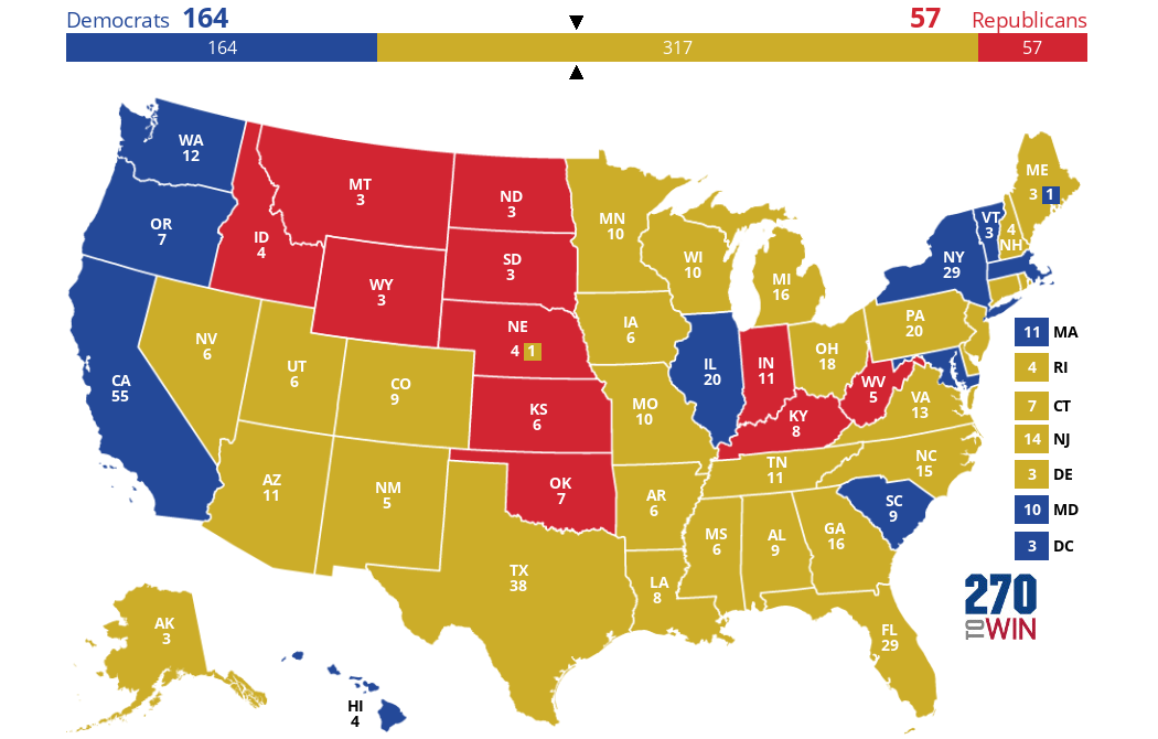 2025 Presidential Election Interactive Map